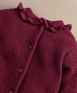 Mamas & Papas Floral Embroidery Detail Knitted Romper