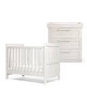 Mamas & Papas Furniture Sets Atlas 2 Piece Convertible Cot Set with Dresser Changer - White
