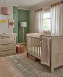 Mamas & Papas Furniture Sets Atlas 2 Piece Cotbed Set with Dresser Changer - Light Oak