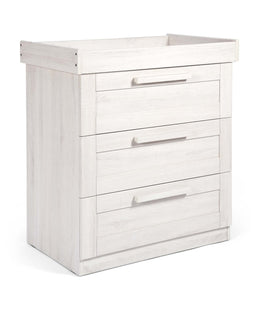 Mamas & Papas Furniture Sets Atlas 2 Piece Cotbed Set with Dresser Changer - Nimbus White
