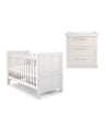 Mamas & Papas Furniture Sets Atlas 2 Piece Cotbed Set with Dresser Changer - Nimbus White