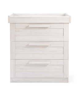Mamas & Papas Furniture Sets Atlas 3 Piece Convertible Cot Range with Dresser Changer & Wardrobe - White