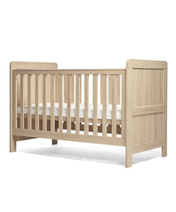 Mamas & Papas Furniture Sets Atlas 3 Piece Cotbed Range with Dresser Changer & Wardrobe - Light Oak