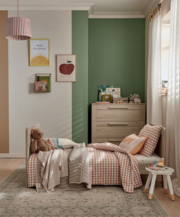 Mamas & Papas Furniture Sets Atlas 3 Piece Cotbed Range with Dresser Changer & Wardrobe - Light Oak