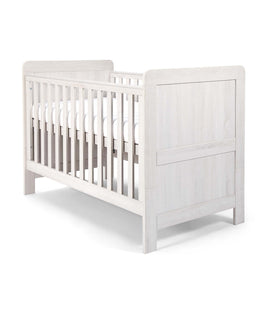 Mamas & Papas Furniture Sets Atlas 3 Piece Cotbed Range with Dresser Changer & Wardrobe - Nimbus White