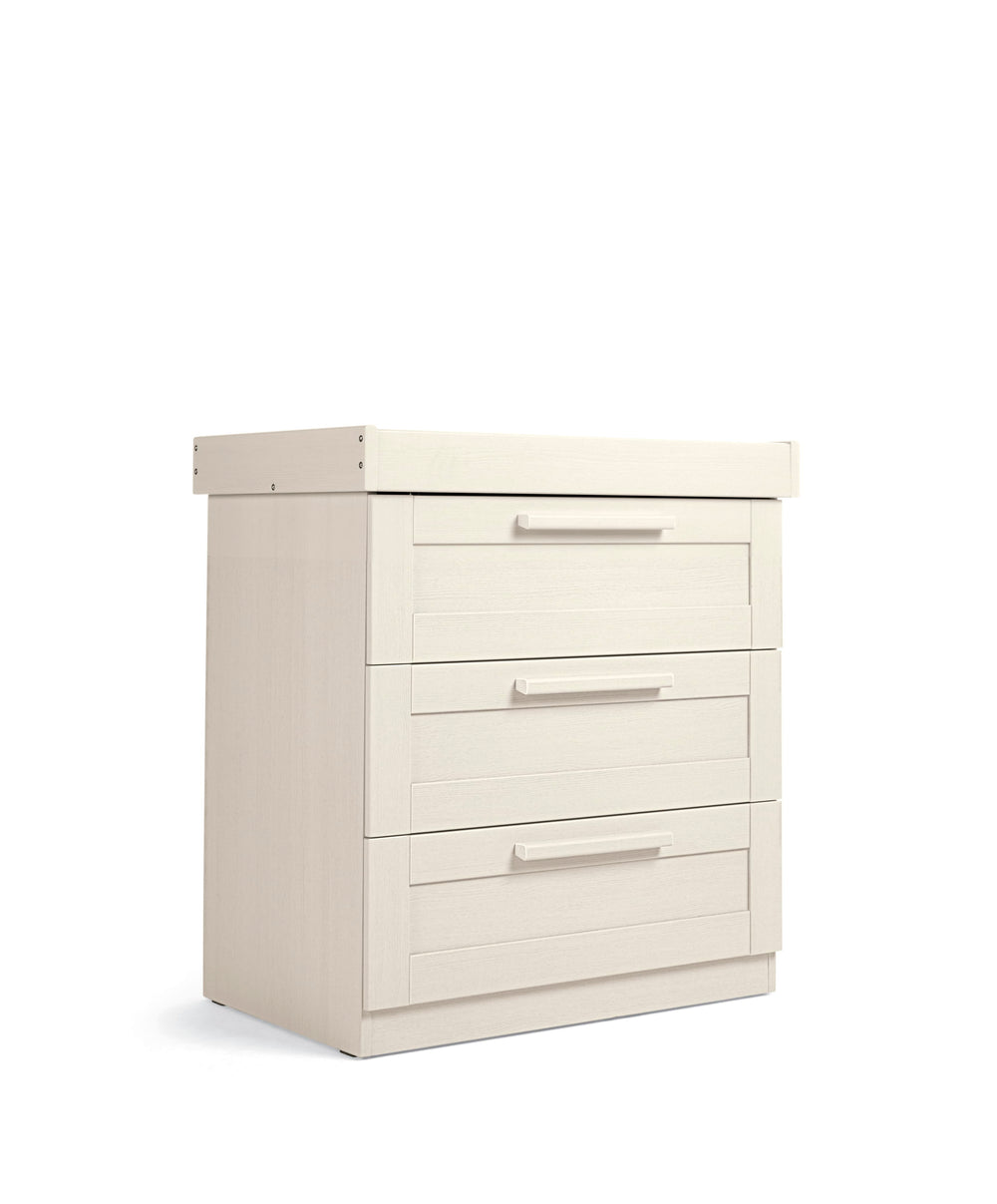 Mamas &amp; Papas Furniture Sets Atlas 3 Piece Cotbed Range with Dresser Changer &amp; Wardrobe - Stone