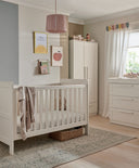 Mamas & Papas Furniture Sets Atlas 3 Piece Cotbed Range with Dresser Changer & Wardrobe - Stone