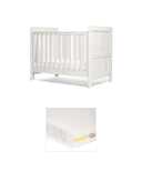 Mamas & Papas Furniture Sets Atlas Convertible Cot Bundle with Essential Pocket Spring Petite Cot Mattress - White