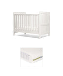 Mamas & Papas Furniture Sets Atlas Convertible Cot Bundle with Premium Pocket Spring Petite Cot Mattress - White