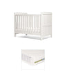 Mamas & Papas Furniture Sets Atlas Convertible Cot Bundle with Premium Pocket Spring Petite Cot Mattress - White