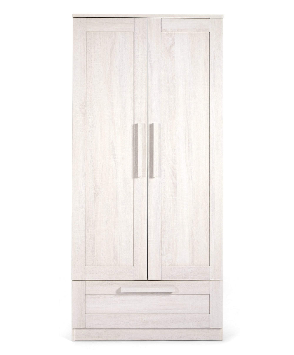 Mamas &amp; Papas Furniture Sets Atlas Nursery Bundle with Lua Bedside Crib (6 Piece) – White