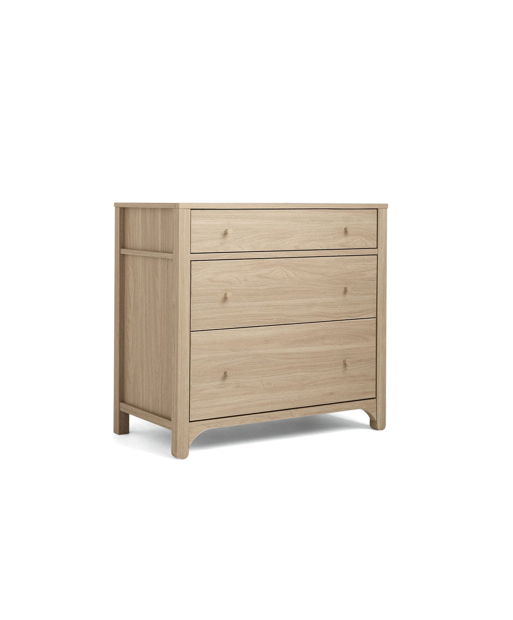 Mamas &amp; Papas Furniture Sets Barton 2 Piece Cotbed Set with Dresser Changer - Natural/Oak