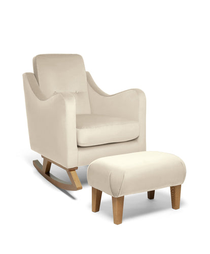Mamas & Papas Furniture Sets Bowdon Nursing Chair in Velvet - Latte