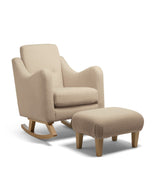 Mamas & Papas Furniture Sets Bowdon Nursing Chair Set in Boucle - Oatmeal