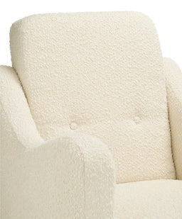 Mamas & Papas Furniture Sets Bowdon Nursing Chair Set in Chenille Boucle - Oyster