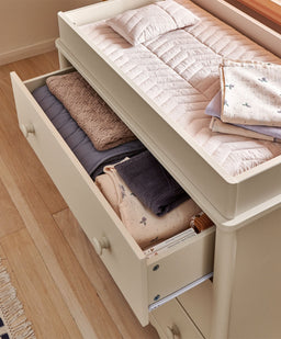 Mamas & Papas Furniture Sets Eryn 2 Piece Cotbed Set with Dresser Changer - Cashmere