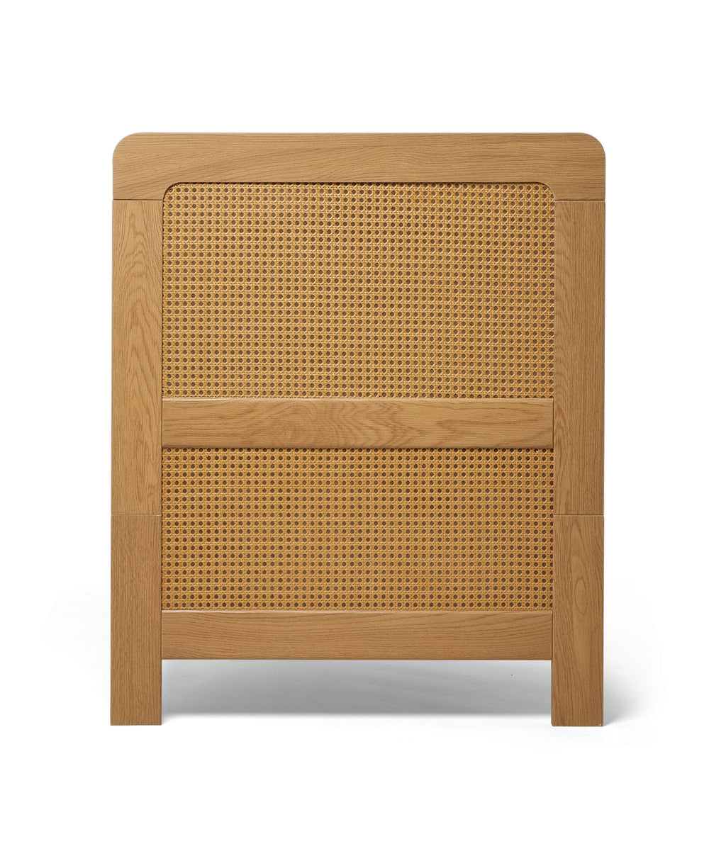 Mamas &amp; Papas Furniture Sets Esna Nursery Bundle with Lua Bedside Crib (6 Piece) – Rattan