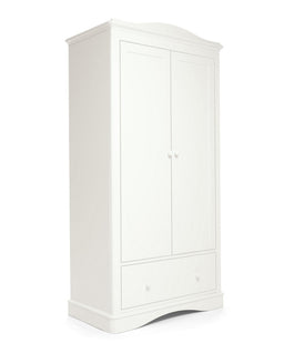 Mamas & Papas Furniture Sets Flyn 3 Piece Cotbed Range with Dresser Changer & Wardrobe - White