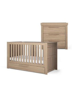 Mamas & Papas Furniture Sets Franklin 2 Piece Cotbed Set with Dresser Changer - Oak