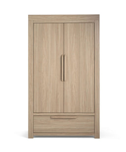 Mamas & Papas Furniture Sets Franklin 3 Piece Cotbed Range with Dresser Changer & Double Wardrobe - Oak