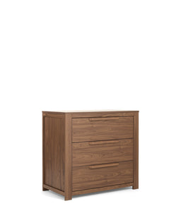 Mamas & Papas Furniture Sets Franklin 3 Piece Cotbed Range with Dresser & Wardrobe - Walnut