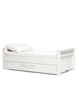 Mamas & Papas Furniture Sets Franklin Nursery Bundle with Lua Bedside Crib (6 Piece) – White Wash
