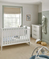 Mamas & Papas Furniture Sets Hampden 2 Piece Cotbed Set with Dresser Changer - White