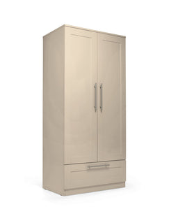 Mamas & Papas Furniture Sets Hampden 3 Piece Cotbed Range with Dresser Changer & Wardrobe - Cashmere