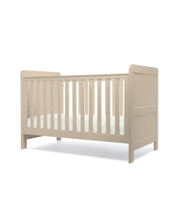 Mamas & Papas Furniture Sets Hampden 3 Piece Cotbed Range with Dresser Changer & Wardrobe - Cashmere