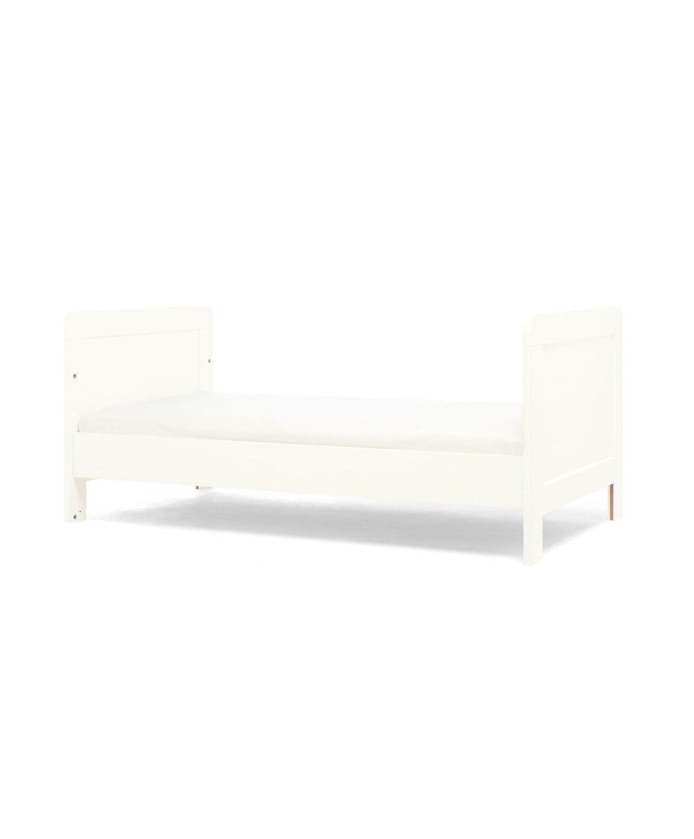 Mamas &amp; Papas Furniture Sets Hampden Cotbed &amp; Premium Pocket Spring Cotbed Mattress Bundle - White