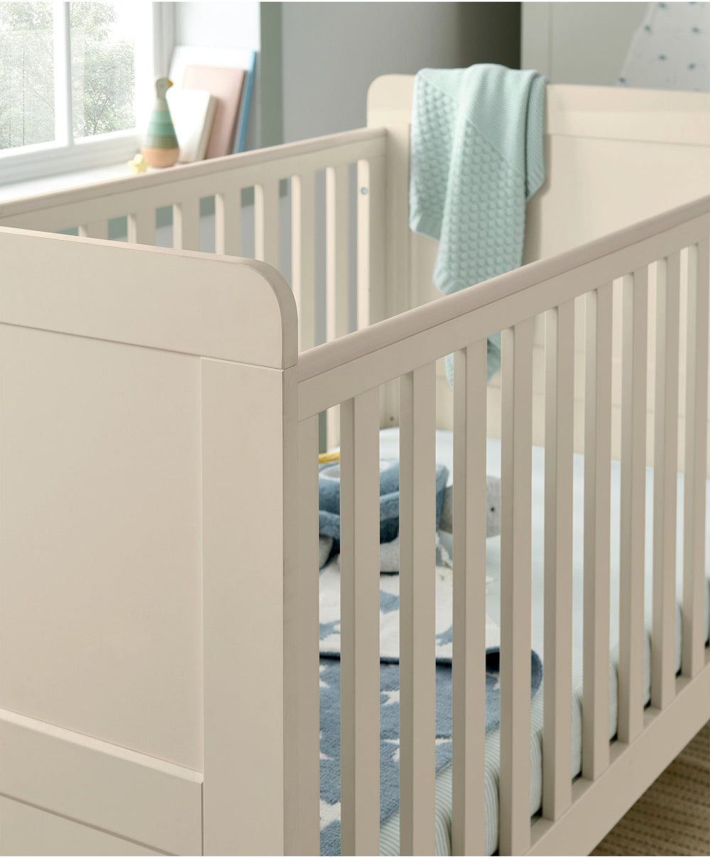 Mamas &amp; Papas Furniture Sets Hampden Nursery Bundle with Lua Bedside Crib (6 Piece) – Cashmere