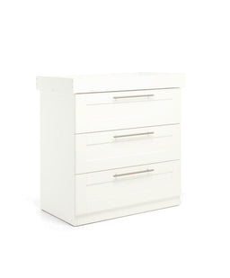 Mamas & Papas Furniture Sets Hampden Nursery Bundle with Lua Bedside Crib (6 Piece) – White