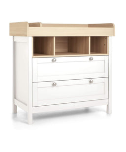 Mamas & Papas Furniture Sets Harwell 3 Piece Cotbed Range with Dresser Changer & Wardrobe - White