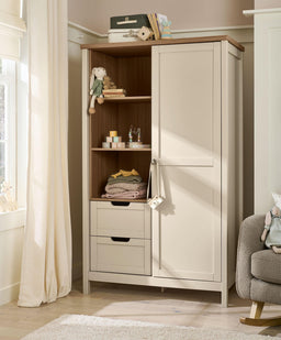 Mamas & Papas Furniture Sets Harwell Nursery Bundle with Lua Bedside Crib (6 Piece) – Cashmere
