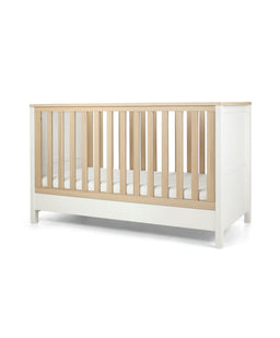 Mamas & Papas Furniture Sets Harwell Nursery Bundle with Lua Bedside Crib (6 Piece) – White