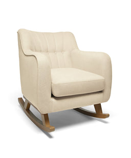 Mamas & Papas Furniture Sets Hilston Nursing Chair Set in Soft Weave - Camel