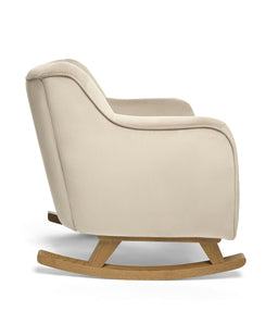 Mamas & Papas Furniture Sets Hilston Nursing Chair Set in Velvet - Latte