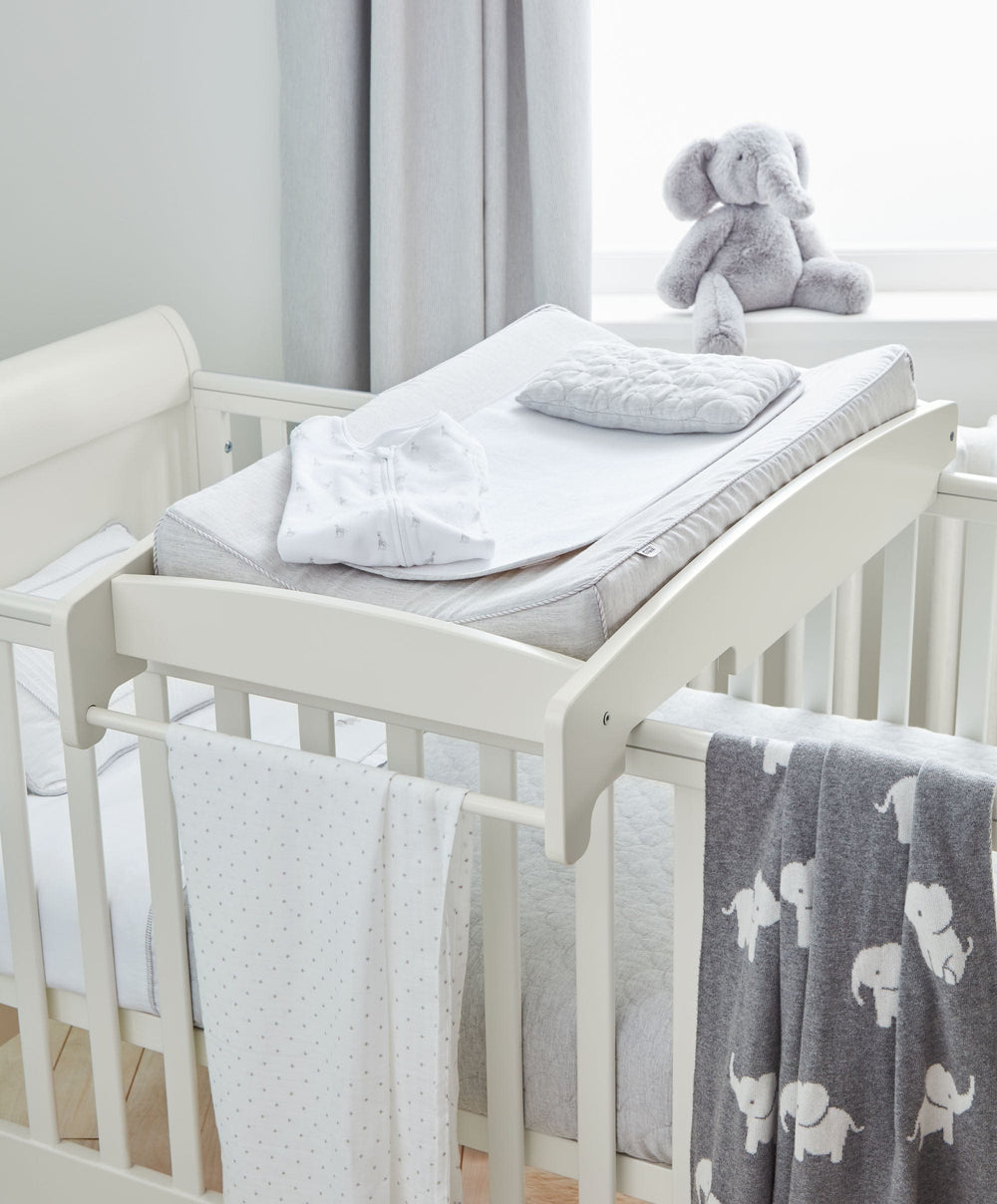 Mamas &amp; Papas Furniture Sets Mia Cotbed Set with Cot Top Changer - White