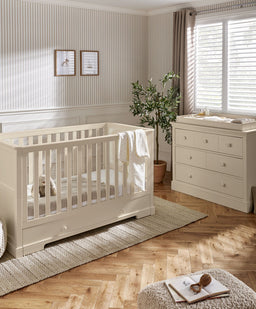 Mamas & Papas Furniture Sets Oxford 2 Piece Cotbed Set with Dresser Changer - Cashmere