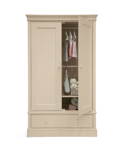 Mamas & Papas Furniture Sets Oxford Nursery Bundle With Lua Bedside Crib - Cashmere/Fawn