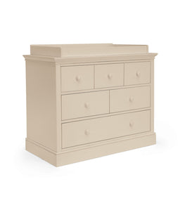 Mamas & Papas Furniture Sets Oxford Nursery Bundle With Lua Bedside Crib - Cashmere/Fawn