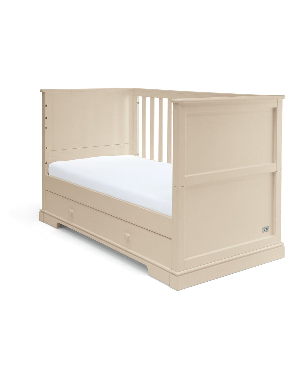 Mamas &amp; Papas Furniture Sets Oxford Nursery Bundle With Lua Bedside Crib - Cashmere/Fawn