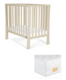 Mamas & Papas Furniture Sets Petite Cot & Essential Fibre Cot Mattress Bundle – Cashmere