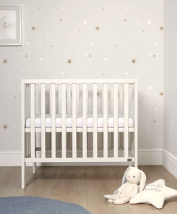Mamas & Papas Furniture Sets Petite Cot & Essential Fibre Cot Mattress Bundle – White