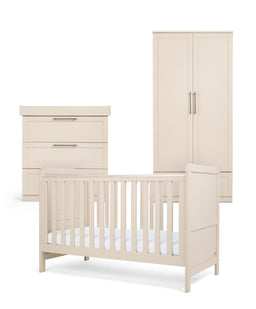 Mamas & Papas Furniture Sets Walton 3 Piece Range with Dresser Changer & Wardrobe - Cashmere