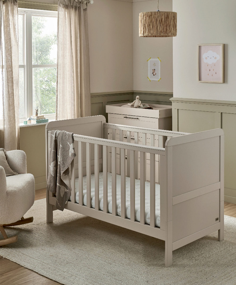 Mamas &amp; Papas Furniture Sets Walton 3 Piece Range with Dresser Changer &amp; Wardrobe - Cashmere