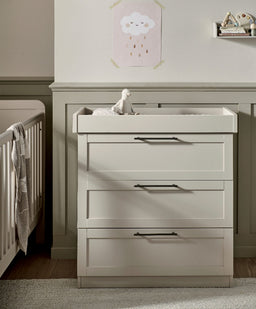 Mamas & Papas Furniture Sets Walton 3 Piece Range with Dresser Changer & Wardrobe - Cashmere