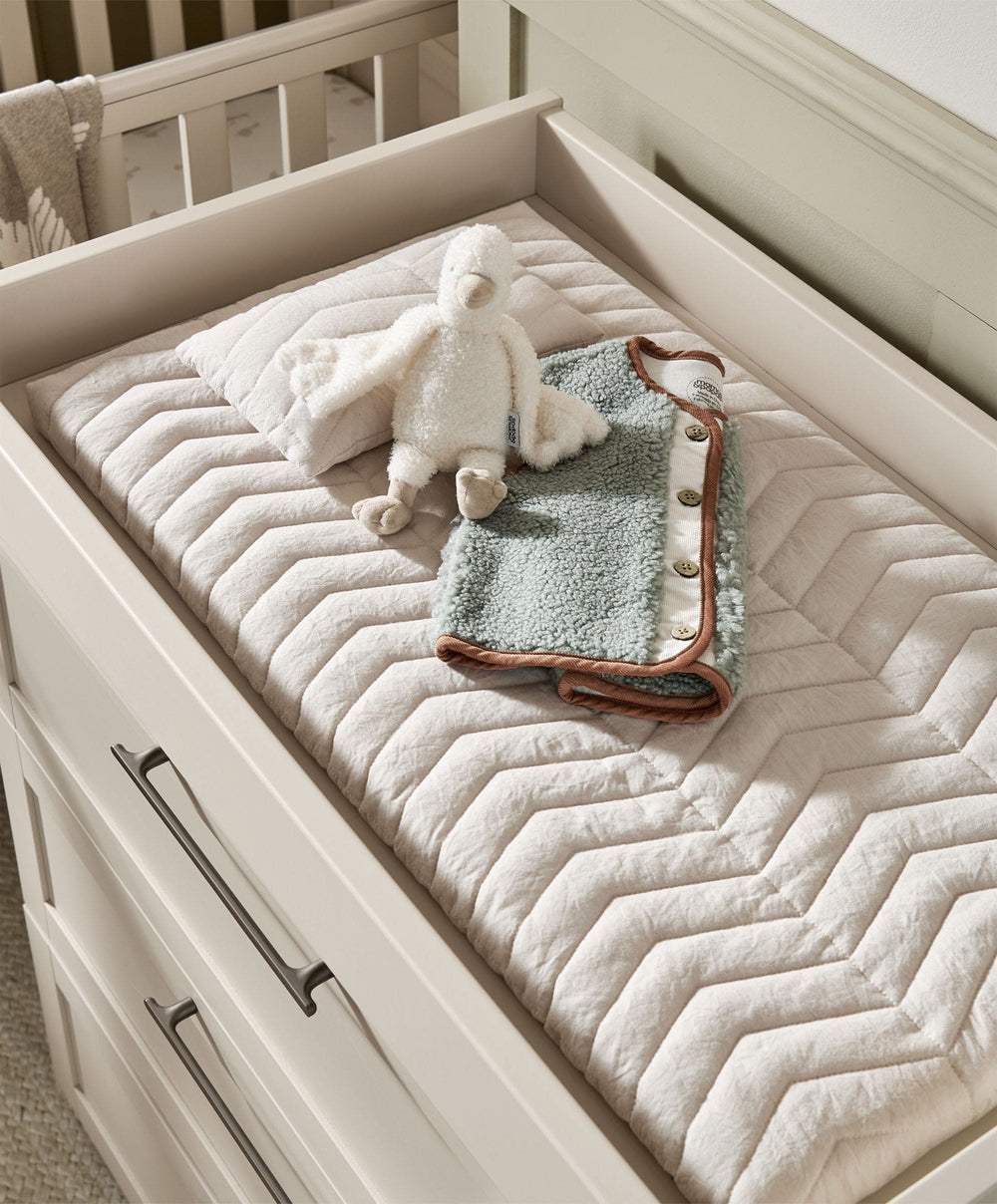 Mamas &amp; Papas Furniture Sets Walton 3 Piece Range with Dresser Changer &amp; Wardrobe - Cashmere