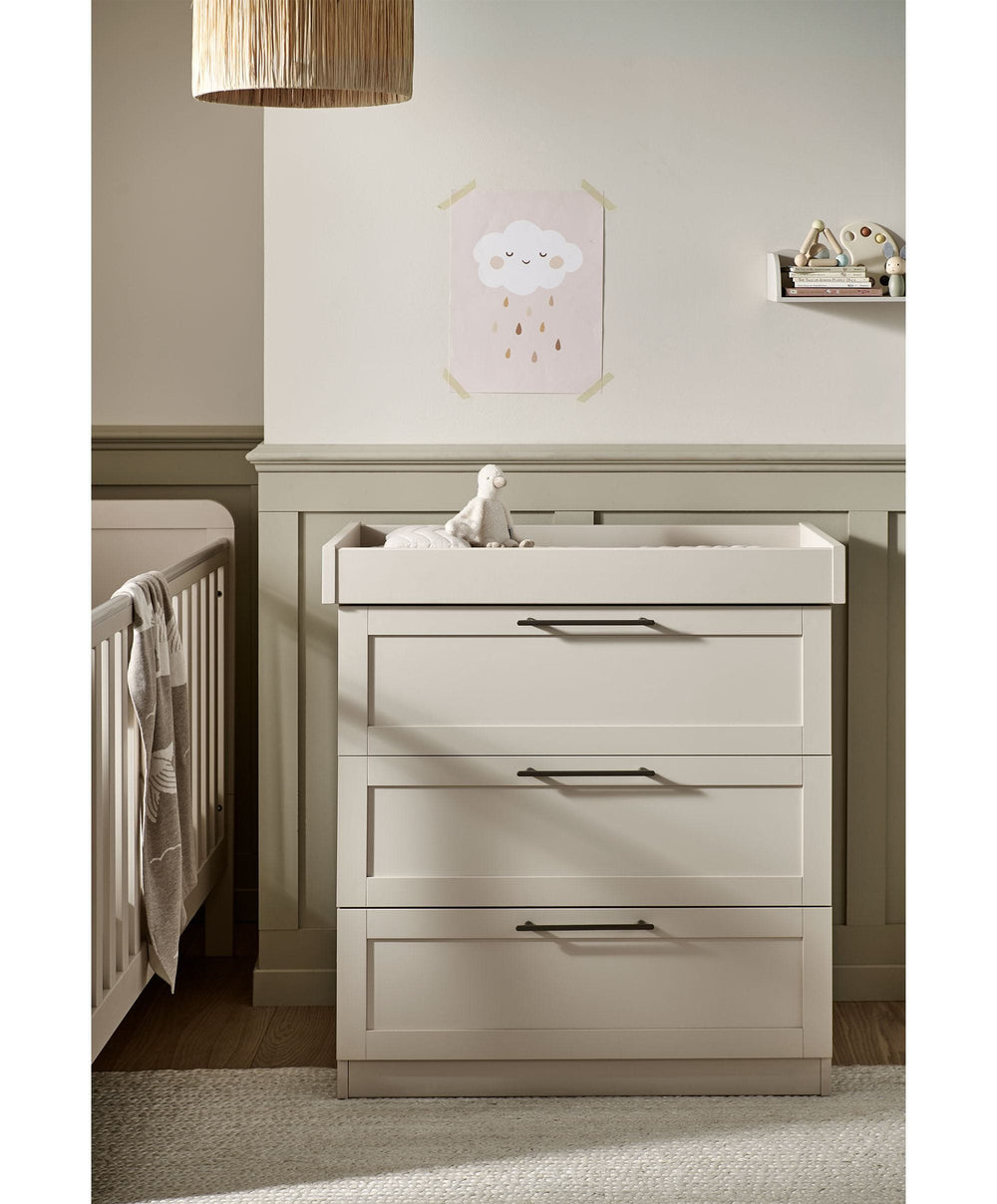 Mamas &amp; Papas Furniture Sets Walton 3 Piece Range with Dresser Changer &amp; Wardrobe - Cashmere