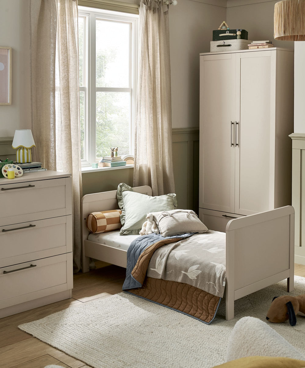 Mamas &amp; Papas Furniture Sets Walton 3 Piece Range with Dresser Changer &amp; Wardrobe - Cashmere